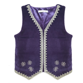 Lizzy Gilet | Purple velours