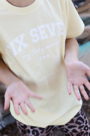 Stevie Oversized Tee | Butter Yellow 67