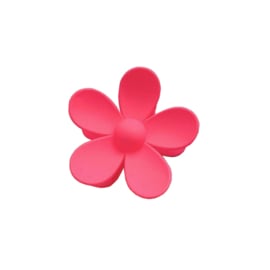Hair Clip Flower | Bright pink