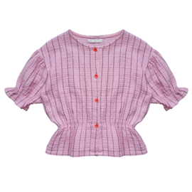 Daen Blouse | Dusty pink stripe