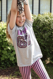 Stevie Oversized Tee | Grey Melee 67