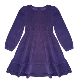 Liv Velours Dress | Purple