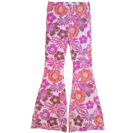 Mikki Flared trousers | Flower Print