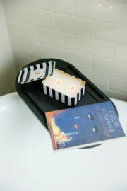 paddywax tiger tin candle - black cedar & fig