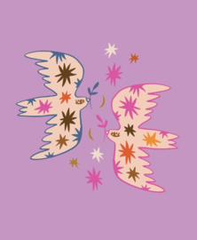 tuinposter love birds