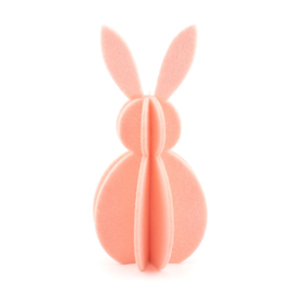 vilten konijn roze S