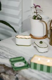 paddywax dish candle - smoked pistachio