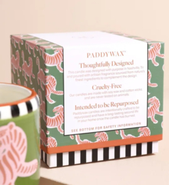 paddywax tiger candle - black cedar & fig