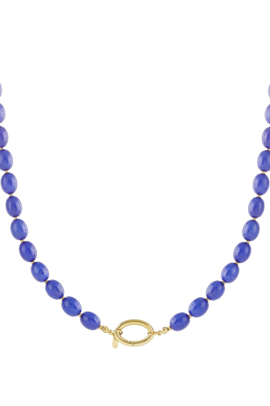 KRALENKETTING DONKERBLAUW