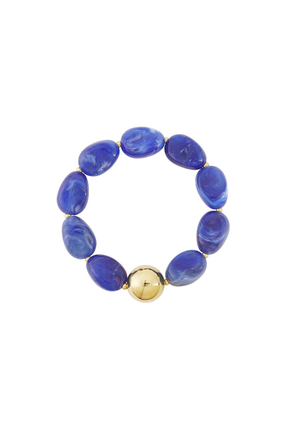 KRALENARMBAND DONKERBLAUW