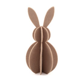vilten konijn beige S