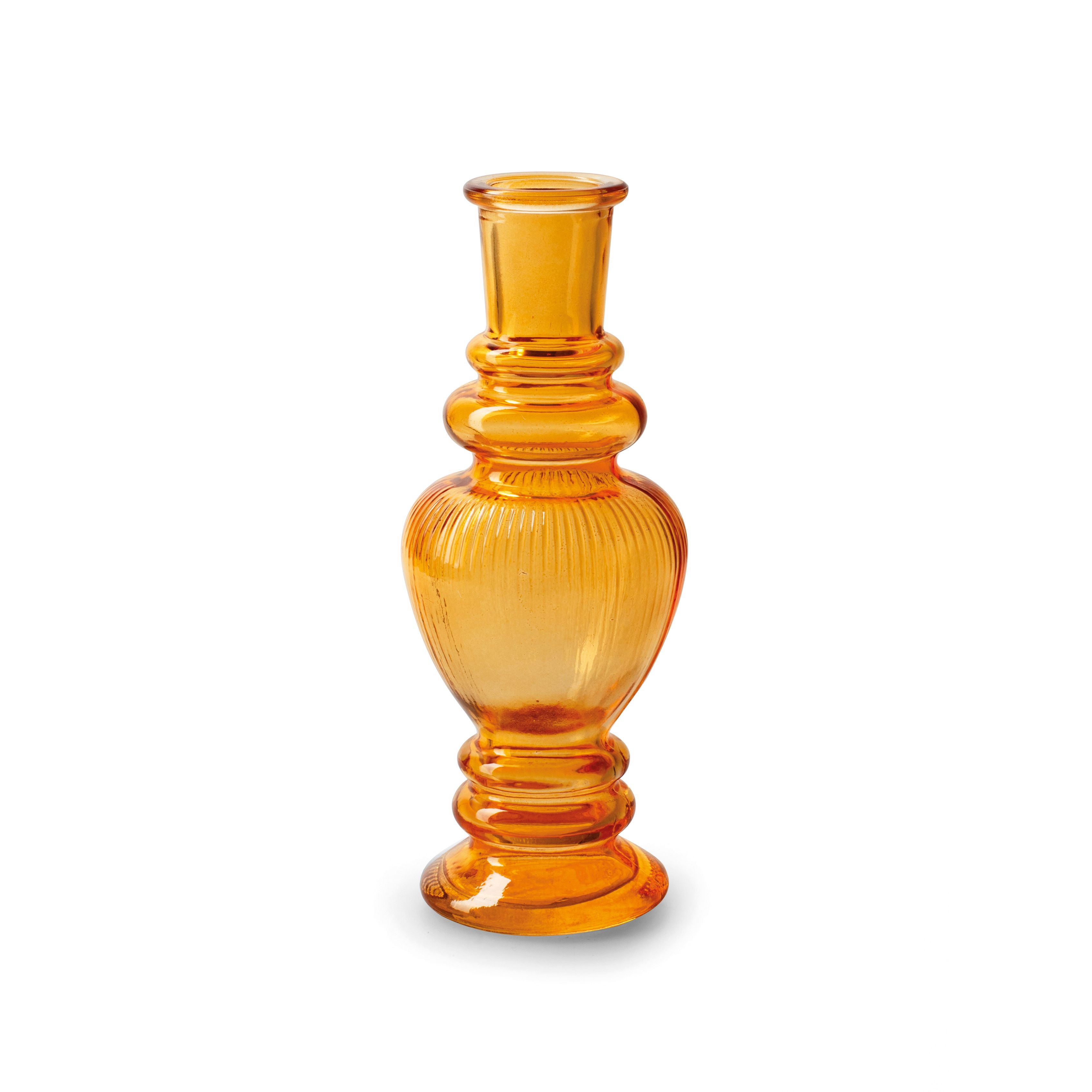 KANDELAAR GLAS - ORANJE