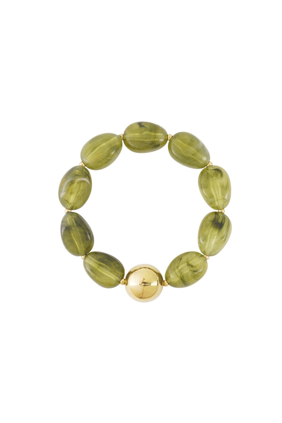KRALENARMBAND DONKERGROEN