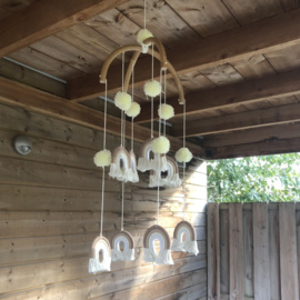 Baby Mobiel Regenboog Beige