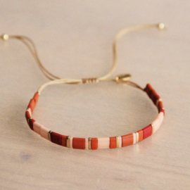 Armband Tilabead Rood/Zalm