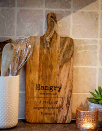 Houten Plank Hangry