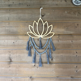 Dromenvanger Lotus Kralen M Grijs