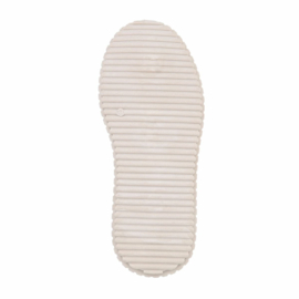 Plateau sneaker - hoogglans - ecru - lak