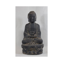 ZoeZo Design - Boeddha - zittend - beton - H 36 cm - Br 18 cm
