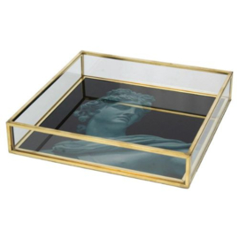 Wants & Needs - 2 stuks - opbergdoosje - decoratiedoosje - Messing Goud 16 X 16 X 3