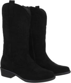 Cowboylaarzen - Basic laarzen - zwart - suedine