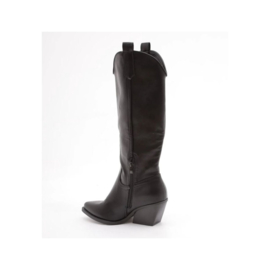 ZoeZo Design - laarzen - cowboylaarzen - zwart - hakhoogte 7 cm - ecoleder