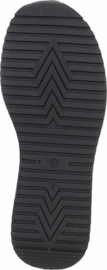 Hoge sneaker - bonte gevoerde sneaker - rood suedine - damessneaker