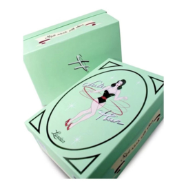 Lindy Bob - laarzen - model Sam - cowboylaarzen - groen - hakhoogte 5,5 cm - suedine - lange laarzen