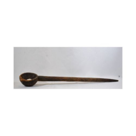 ZoeZo Design - robuust houten lepel - waxinelichtjeshouder - decoratie houder - handgemaakt - L66 x Br 12.5 - H 9 cm