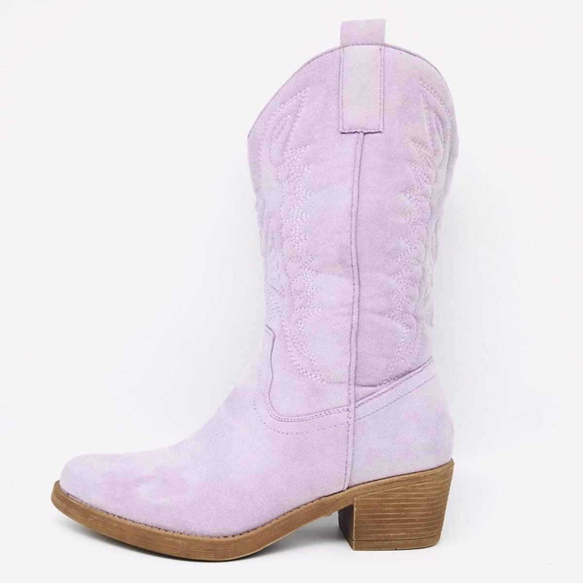 Cowboylaarzen - lila - suedine - kuitlaarzen