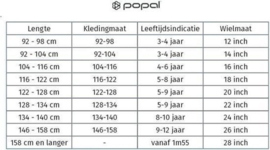 Popal Arrow - Loopfiets - 12 inch - Blauw - kinderfiets - fiets - peuterfiets - geel - blauw - 12 inch