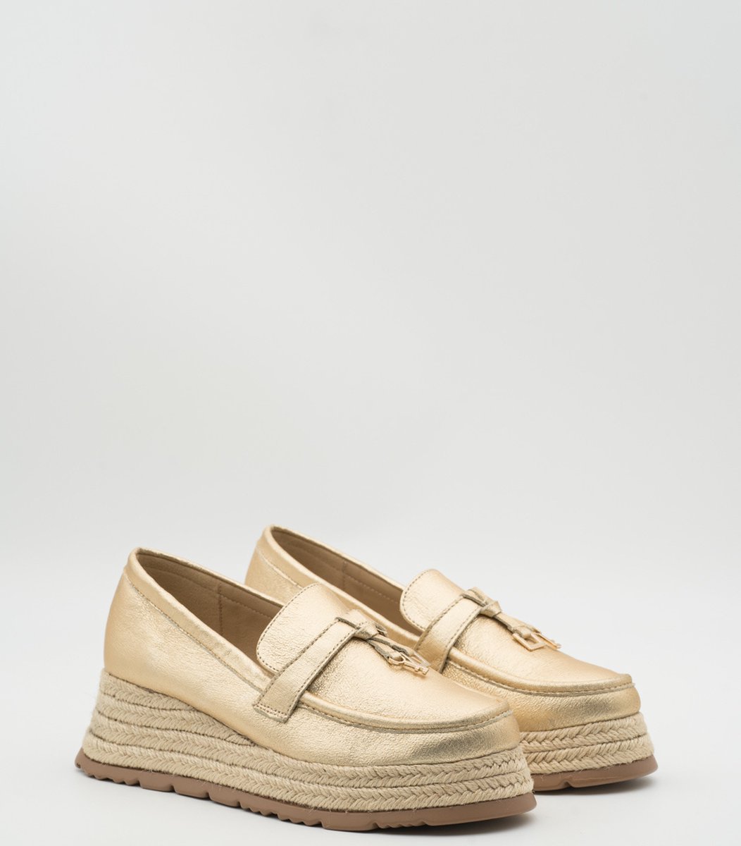 Buonarotti - Dames Loafers - Mocassins - Goud - Imitatieleer