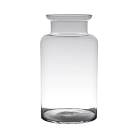 ZoeZo Design - melkbusvaas, vaas helder glas, H25 - Ø18 cm