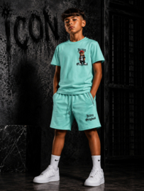 Jongens Zomerset Groen ICON Bear – Kinder Streetwear Set