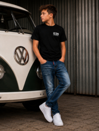 Blauwe jongens jeans met stretch – stoere denim broek