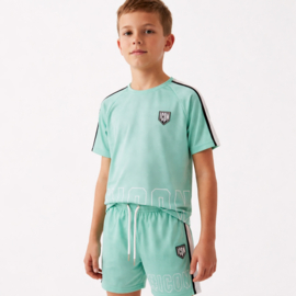 ICON jongens sportset mintgroen – T-shirt & short
