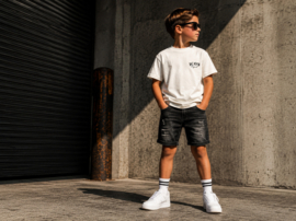 Icon jongens tshirt wit met backprint