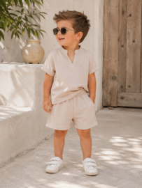 Stoere Jongensset Beige – 2-delig