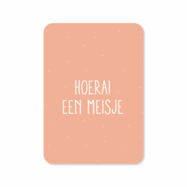 Hoera een meisje