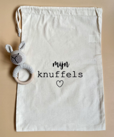 Bewaarzak knuffels - personaliseerbaar