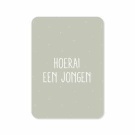 Hoera een jongen