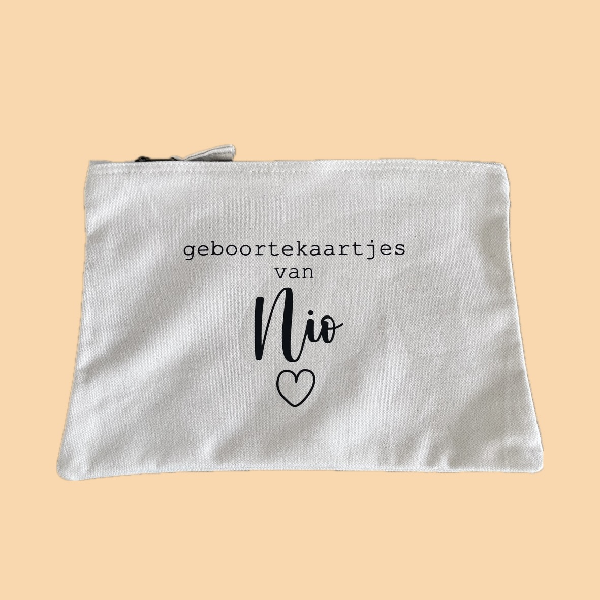 Bewaaretui geboortekaartjes - personaliseerbaar