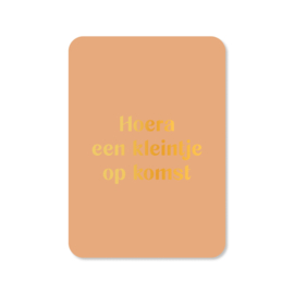 Hoera een kleintje op komst