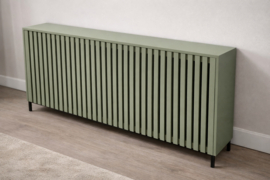 Maatwerk MDF radiator ombouw in kleur