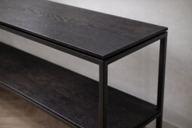 Maatwerk sidetable - staal & hout