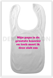 Slabbetje voor papa