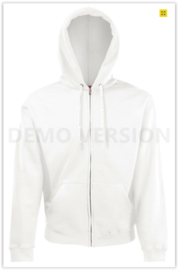 Zipped hoodie Fruit of the loom