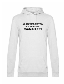 Hoodie klaar met Rutte