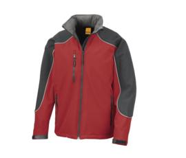 Hooded softshell jas