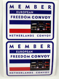 Auto convoy stickers 2